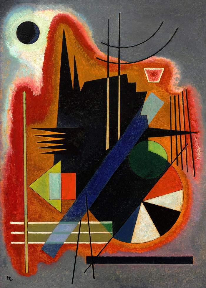Einige Spitzen by Wassily Kandinsky, 1925