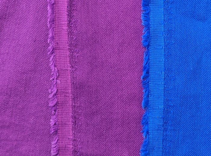 Elegance in Twill: Silky Linen Rayon Fabric with Good Drape 6032 6033 - The Linen Lab - Violet