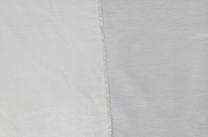 Elegant Linen Rayon Silver Lurex Fabric 2552