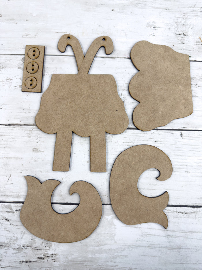 Elf Outfit Ornament DIY Kit