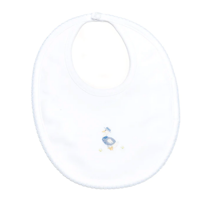 Embroidered Bib - Papa Goose
