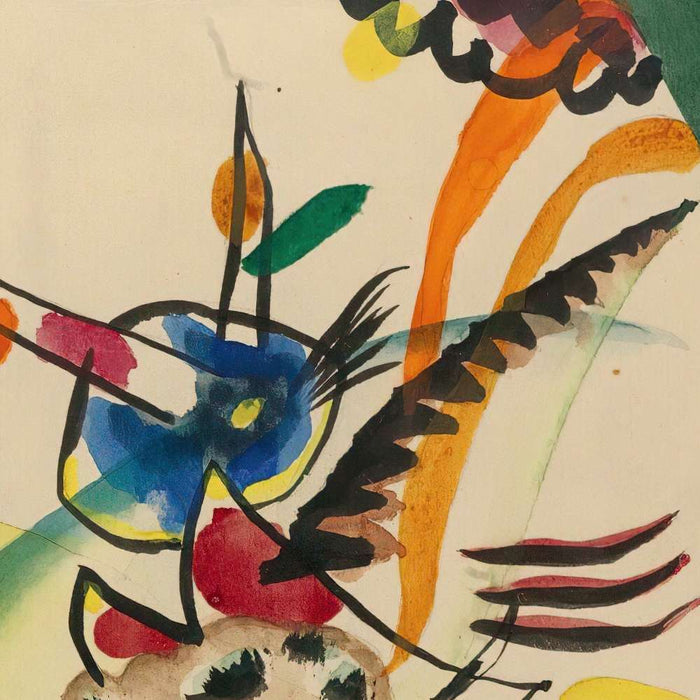 Entwurf zu Grüner Rand (Study for Green Border) by Wassily Kandinsky, 1919