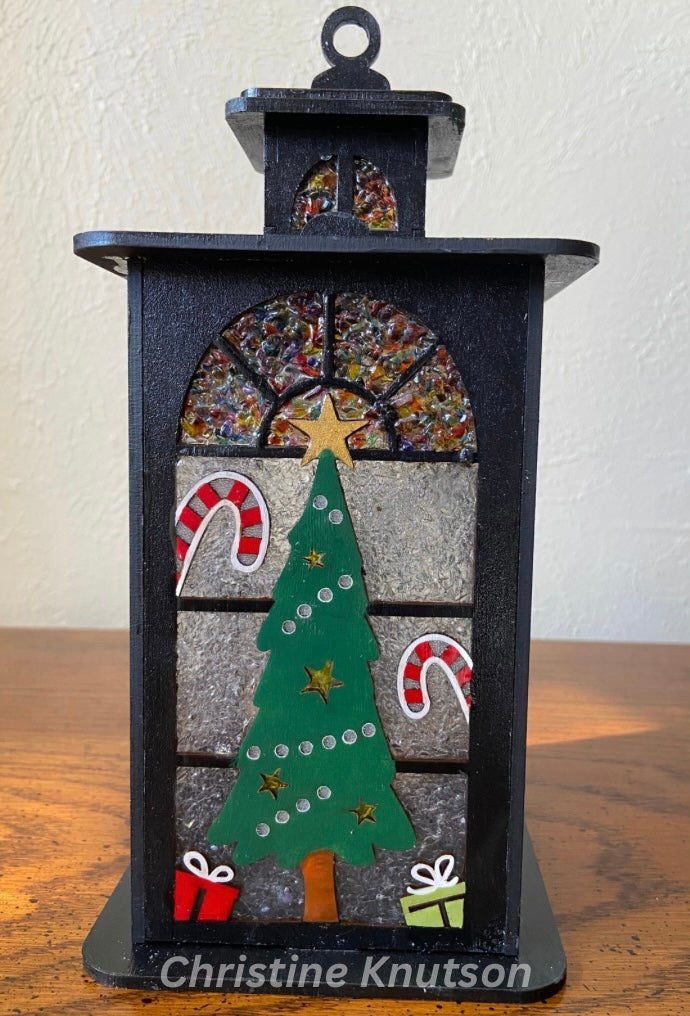 Exclusive 3D Christmas Tree Lantern DIY Kit
