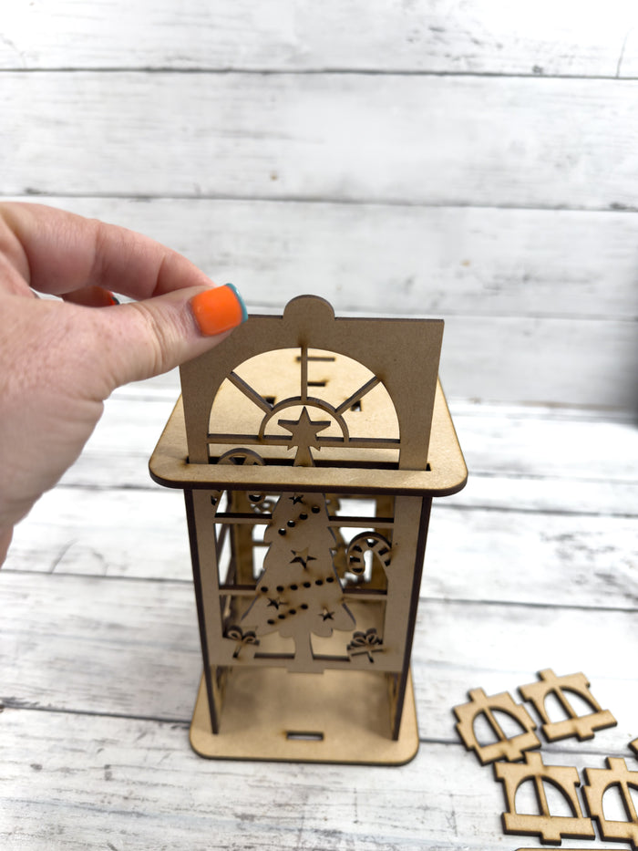 Exclusive 3D Christmas Tree Lantern DIY Kit