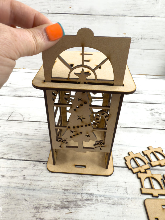 Exclusive 3D Christmas Tree Lantern DIY Kit