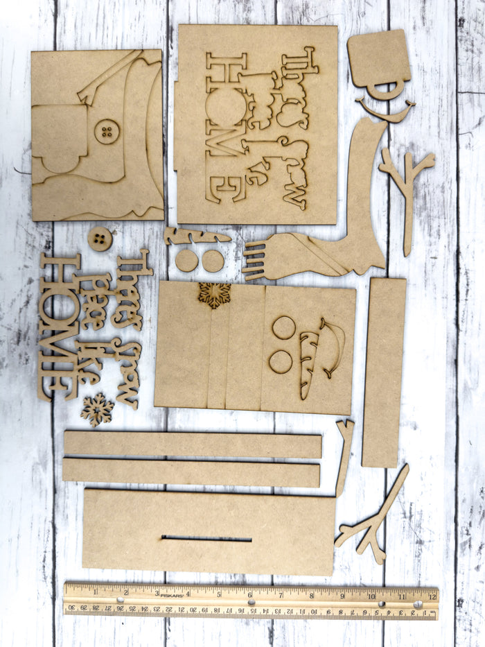 Exclusive Big Block Snowman Kit