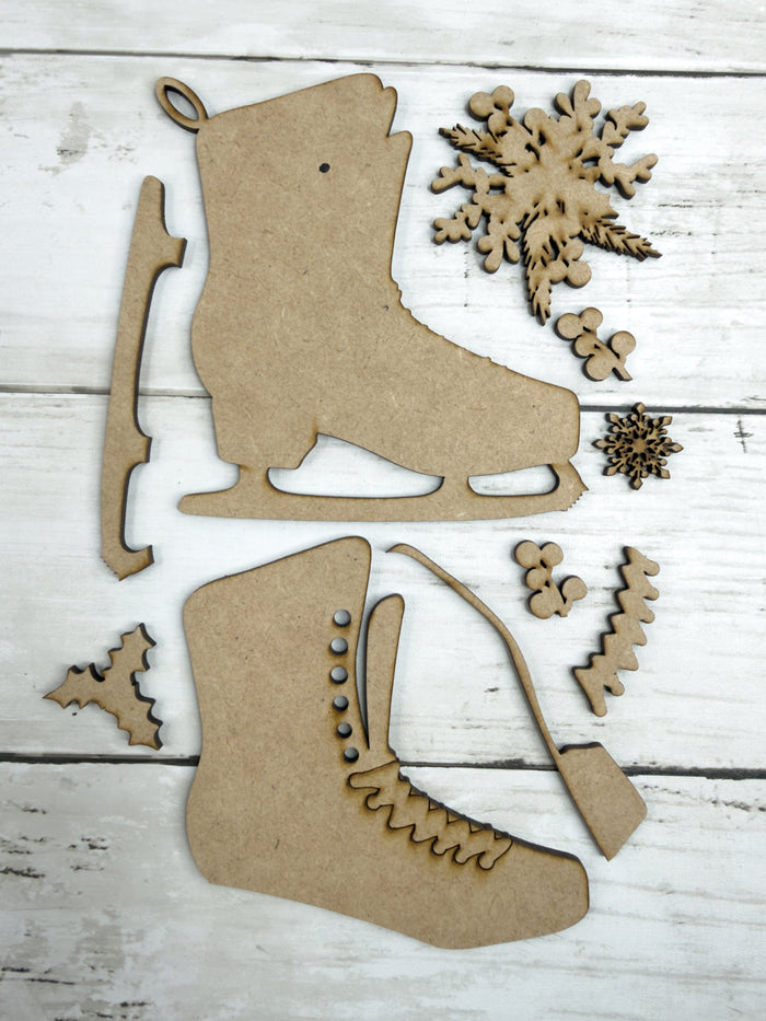 Exclusive Flourish Ice Skate Ornament Kit