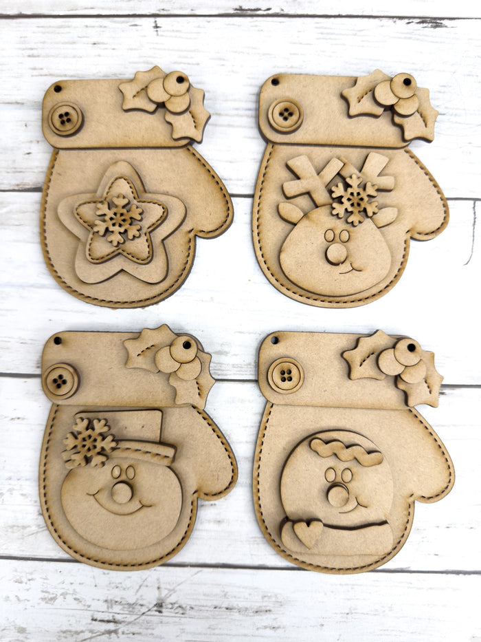 Exclusive Mittens Ornaments Kit