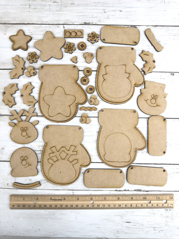 Exclusive Mittens Ornaments Kit