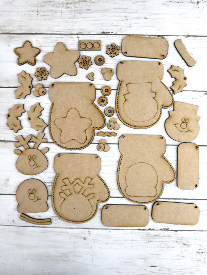 Exclusive Mittens Ornaments Kit