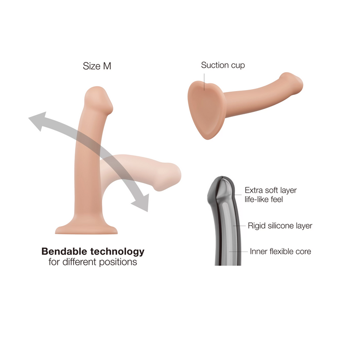 Extra-Large Silicone Bendable Dildo