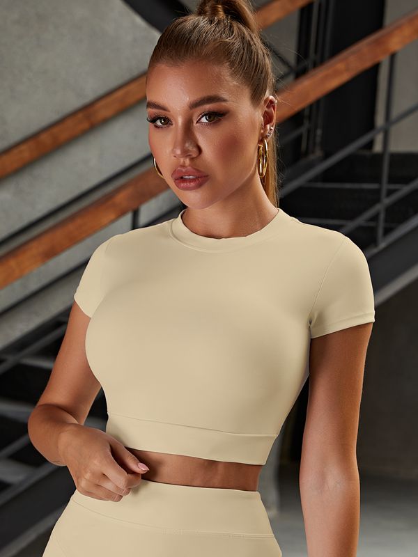 Wheat / S / Short Sleeves