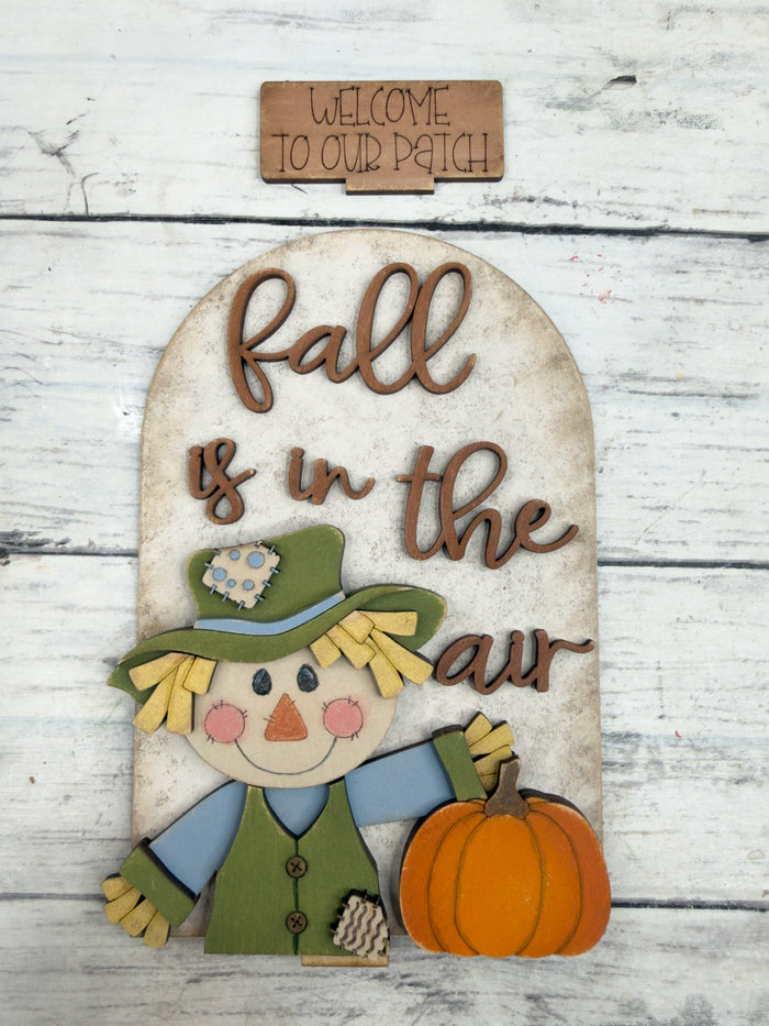 Fall Scarecrow Standard Arch Insert for Interchangeable Standard Arches Bases