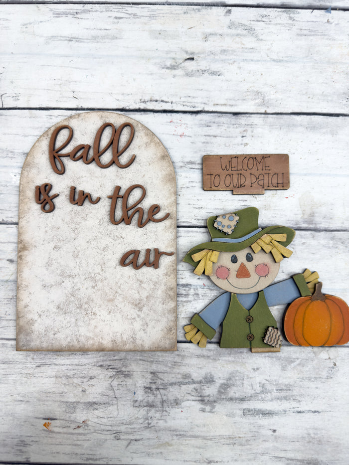 Fall Scarecrow Standard Arch Insert for Interchangeable Standard Arches Bases