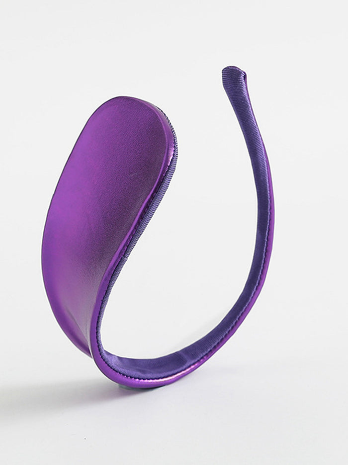 Faux Leahter “Visual Invisibility” C-shaped Panties