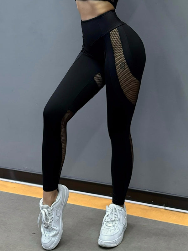 Fishnet Scrunch Bum Leggings