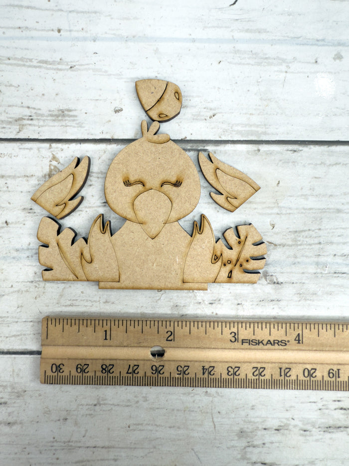 Flamingo and Palms Add on Insert