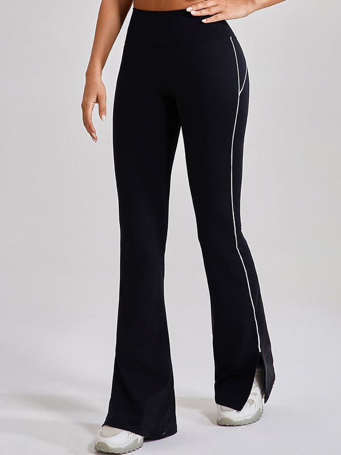 Flare High-waisted Split Pants