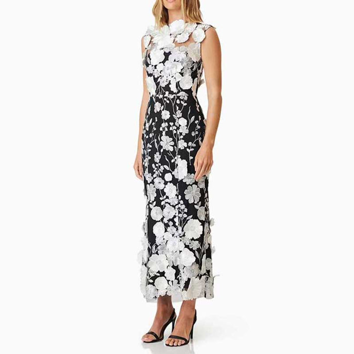 Floral Cocktail Midi Dress