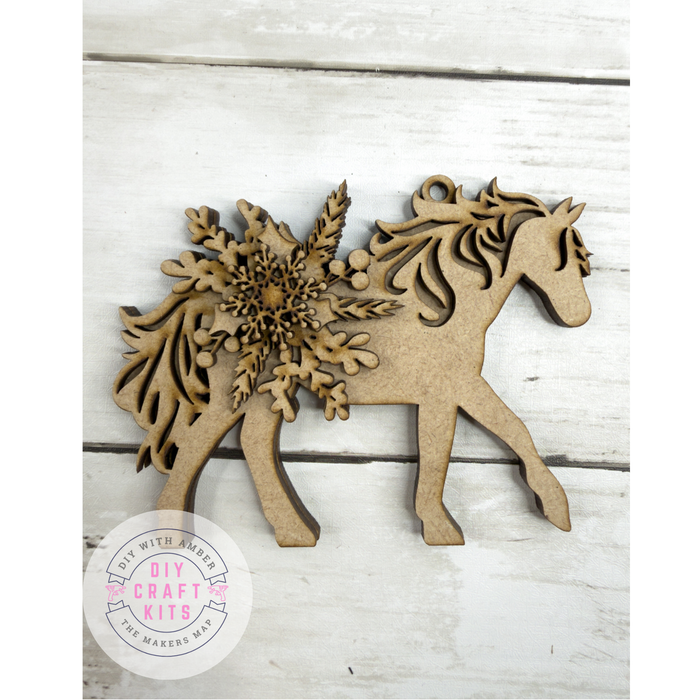 Flourish Horse Ornament DIY Kit