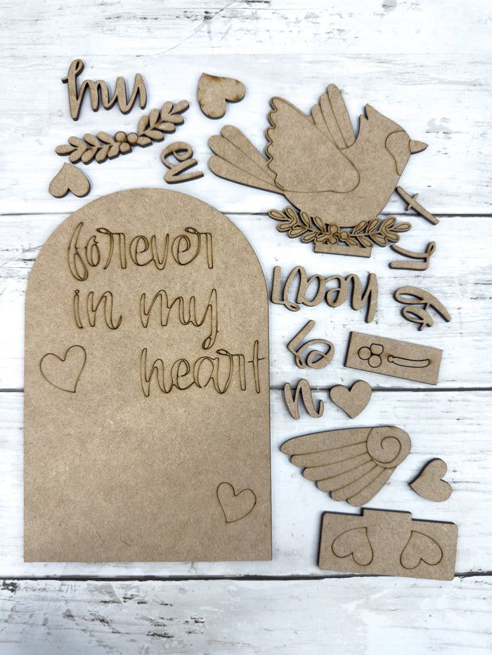 Forever in My Heart Arch Insert for Interchangeable Standard Arches Bases