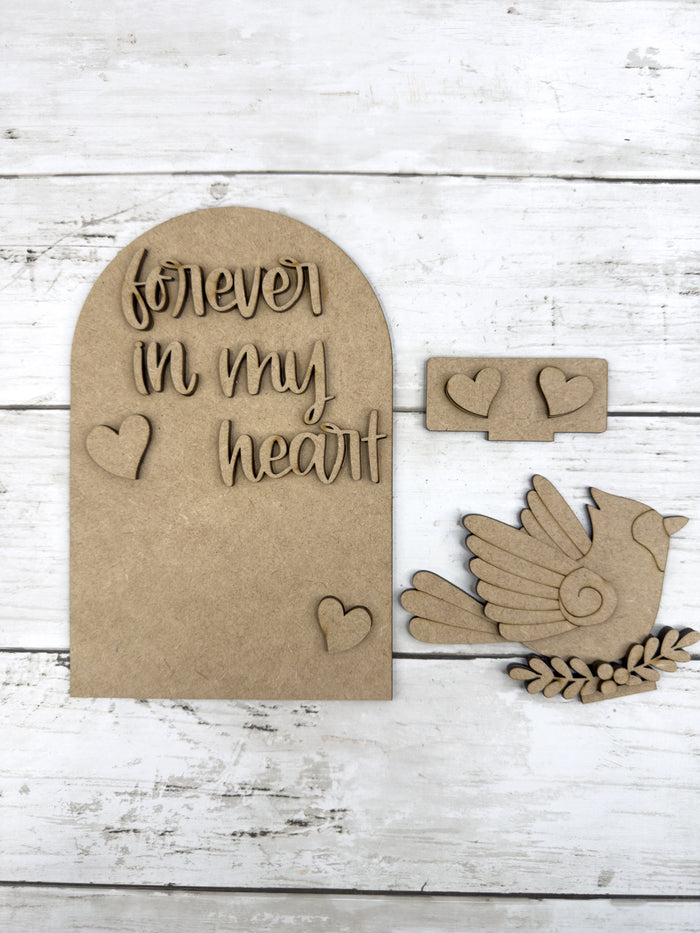 Forever in My Heart Arch Insert for Interchangeable Standard Arches Bases