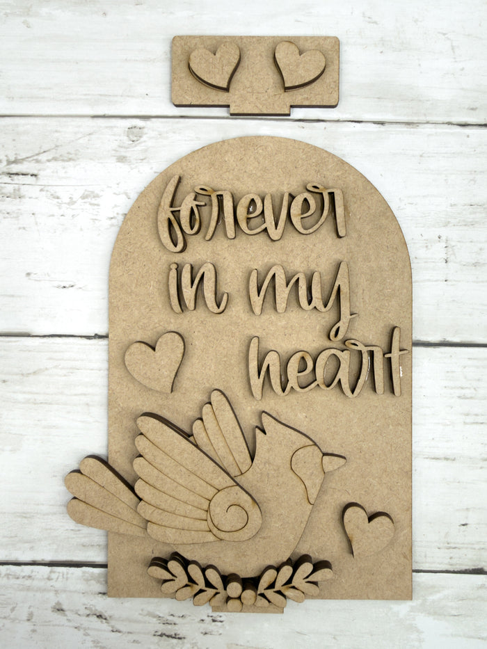 Forever in My Heart Arch Insert for Interchangeable Standard Arches Bases