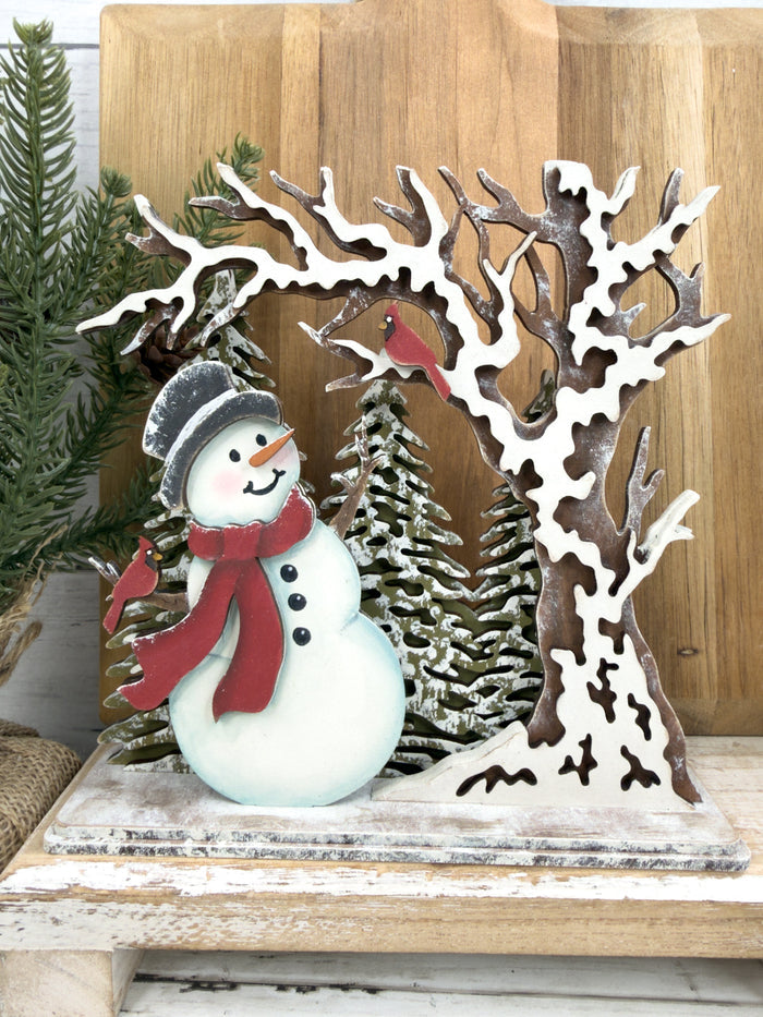 Frolicking Winter Snowman DIY Kit