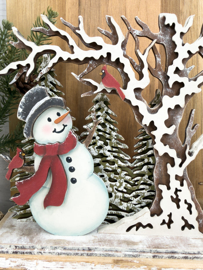 Frolicking Winter Snowman DIY Kit