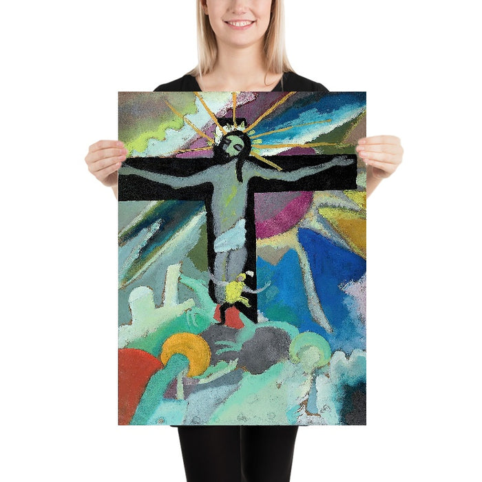 Gekreuzigter Christus by Wassily Kandinsky, 1911
