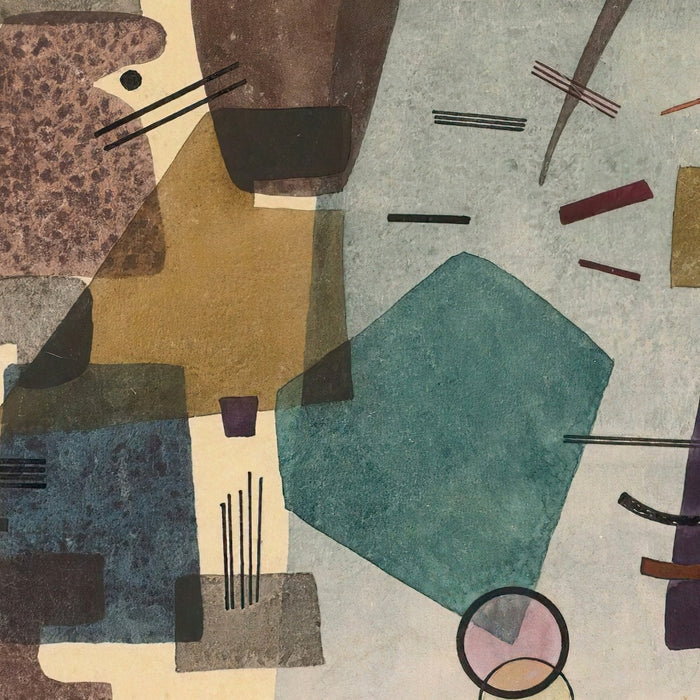 Gewärmtes Kühl (Warmed Cool) by Wassily Kandinsky, 1924