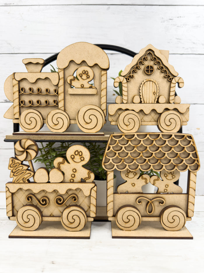 Gingerbread Train DIY Kit