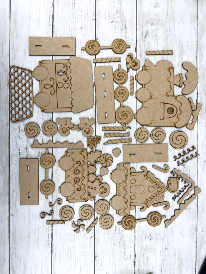Gingerbread Train DIY Kit