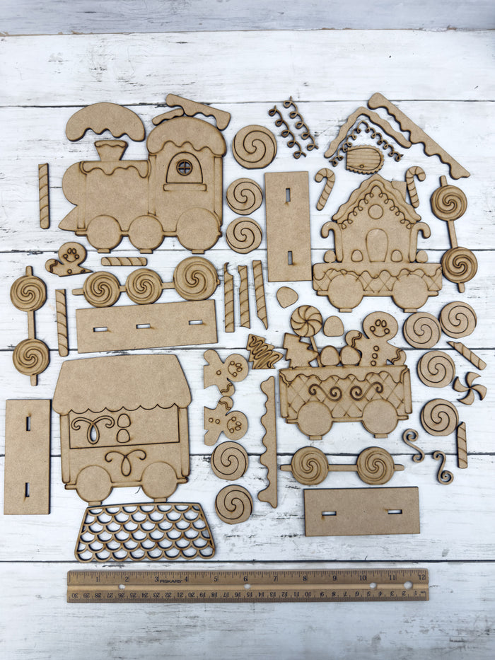 Gingerbread Train DIY Kit