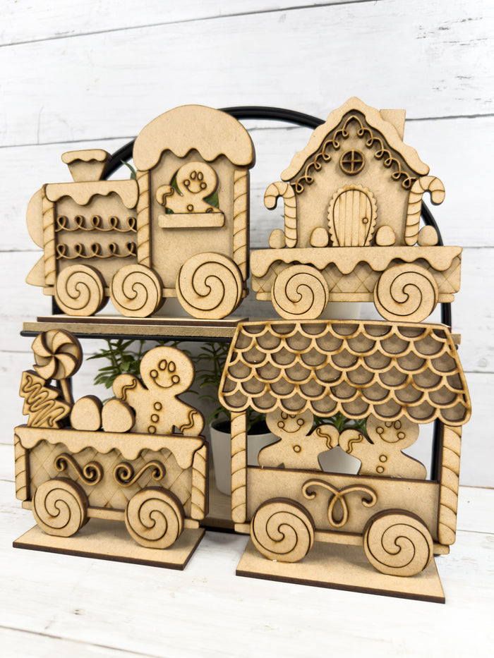 Gingerbread Train DIY Kit