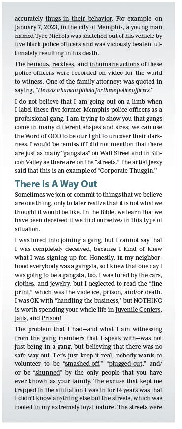 God Over Gangs