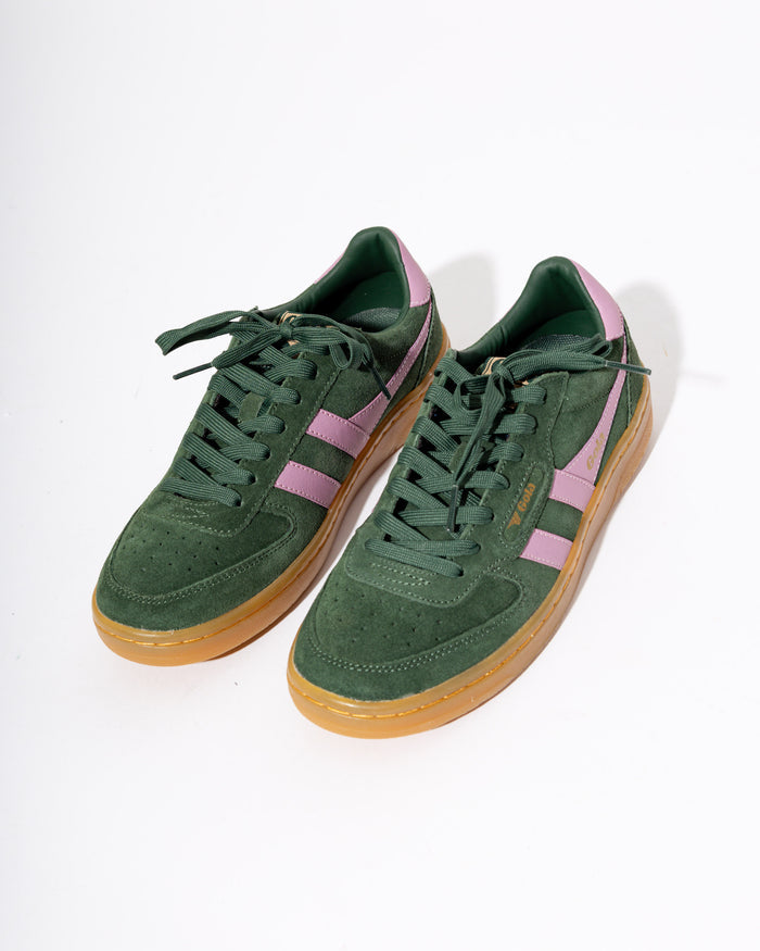 Gola Hawk Suede '86 sneakers in Evergreen/Candy/Gum