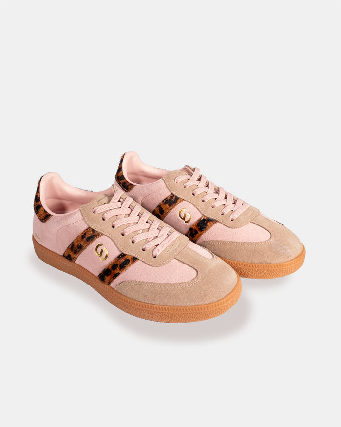 Goolsole 2001 Parallel Mousse Powder & Leopard Sneakers