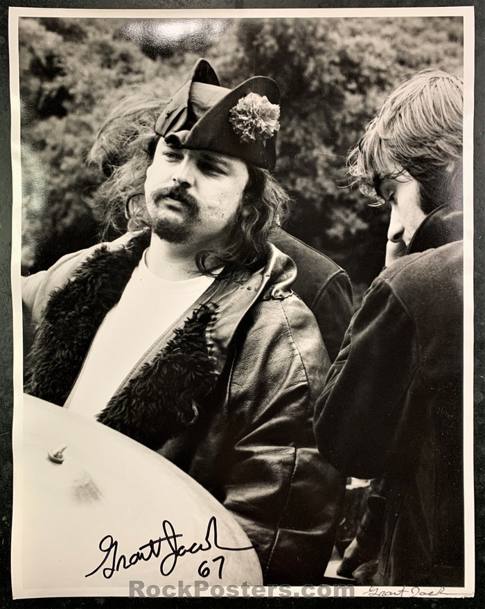 Grateful Dead - Pig Pen - 1967 Photo - Grant Jacobs Signed - Excellent