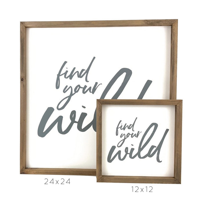 Grateful Wreath Framed Saying