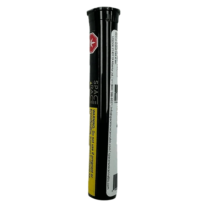 Front view of the Green Monsters Pre Rolled 10 x 1 g packaging with regulatory text, appearing against a dark background.