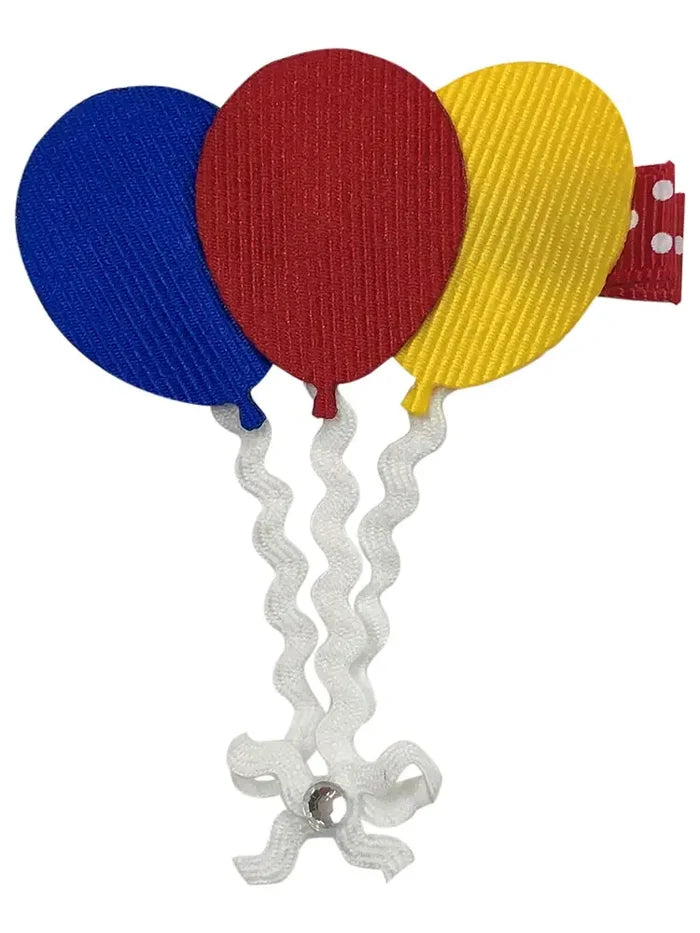 Hair Clip - Primary Balloons
