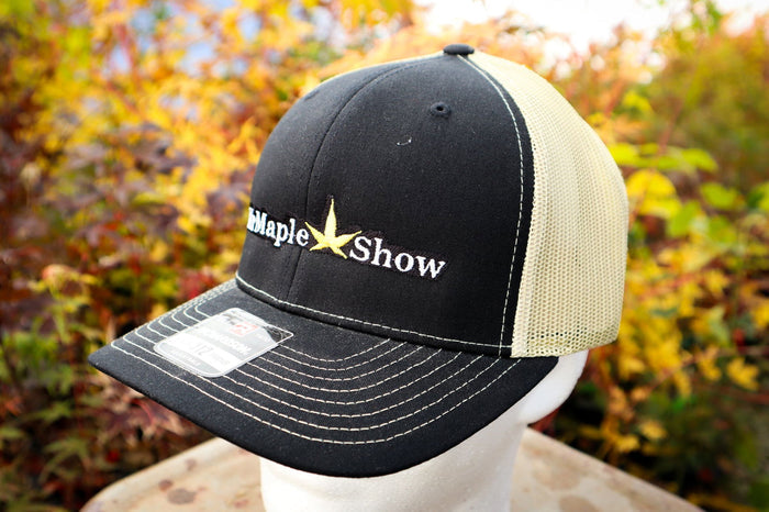 - Hat - 'MrMaple Show' - Richardson 112 - Black & Tan - Mr Maple │ Buy Japanese Maple Trees