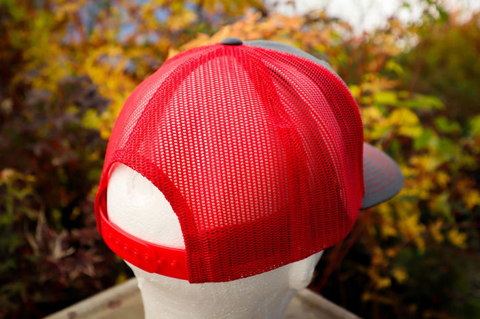 - Hat - 'MrMaple.com' - Richardson 112 - Grey & Red - Mr Maple │ Buy Japanese Maple Trees