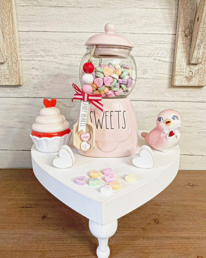 Heart Decorative Finial Stand