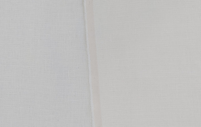 Heavyweight Double Face Linen Fabric - White, Soft Handfeel 4240