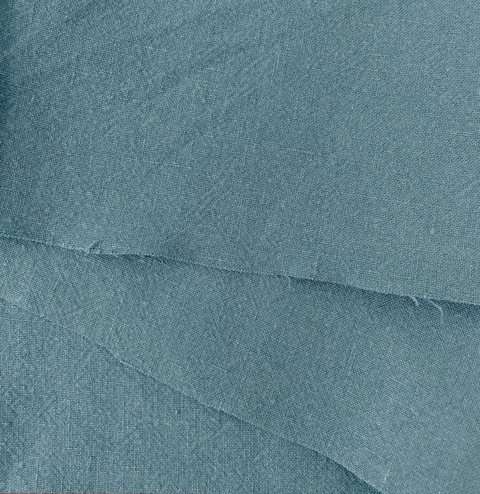 High Twisted Linen Fabric 14s Medium Weight Blue 6769