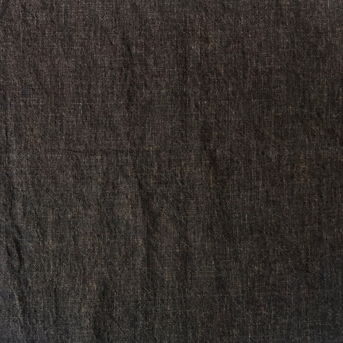 High Twisted Linen Fabric 14s Medium Weight Brown(dark) 8009