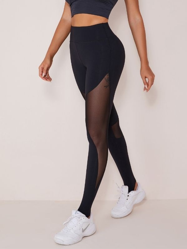 High-waist Mesh Leggings