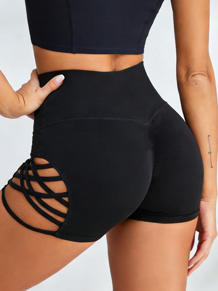 High Waist Sexy Hot Spandex Gym Booty Shorts